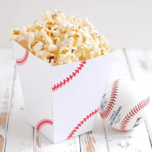 Baseball Popcorn Boxes