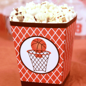 Basketball Popcorn Boxes