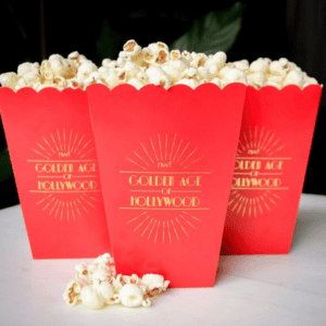 Personalized Popcorn Containers