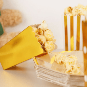 Custom Gold Foil Printed Popcorn Boxes