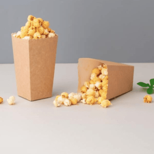 Straight Edge Popcorn Containers